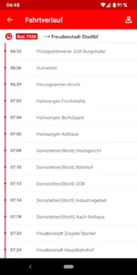 DB Busradar Baden-Württemberg android App screenshot 1